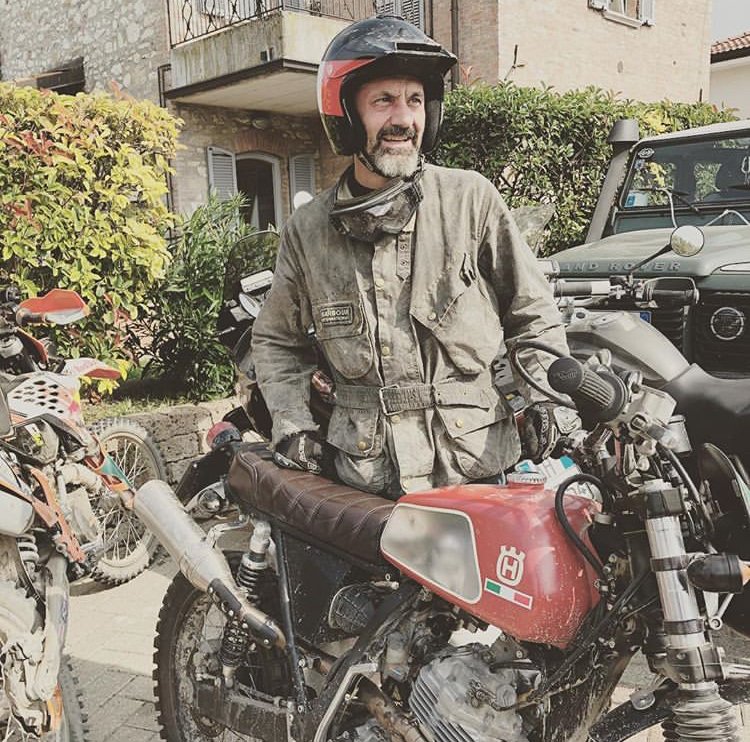 barbour moto