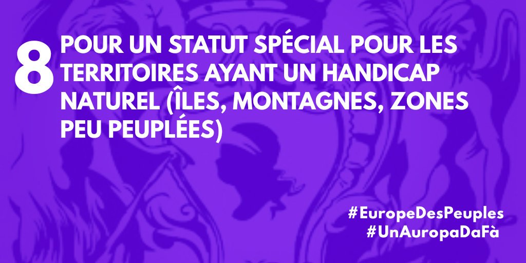 rgaroby's tweet photo. 🇪🇺🇪🇺🇪🇺 Les territoires qui ont un handicap naturel et doivent être reconnus et soutenus #Article174! Ensemble, construisons l'Europe qui reconnaît la diversité et les spécificités de chaque région européenne! 🇪🇺🇪🇺🇪🇺
#SÉmanciperEtConstruire
#EuropeDesPeuples #UnAuropaDaFà https://t.co/Ce3nKXdzZd
