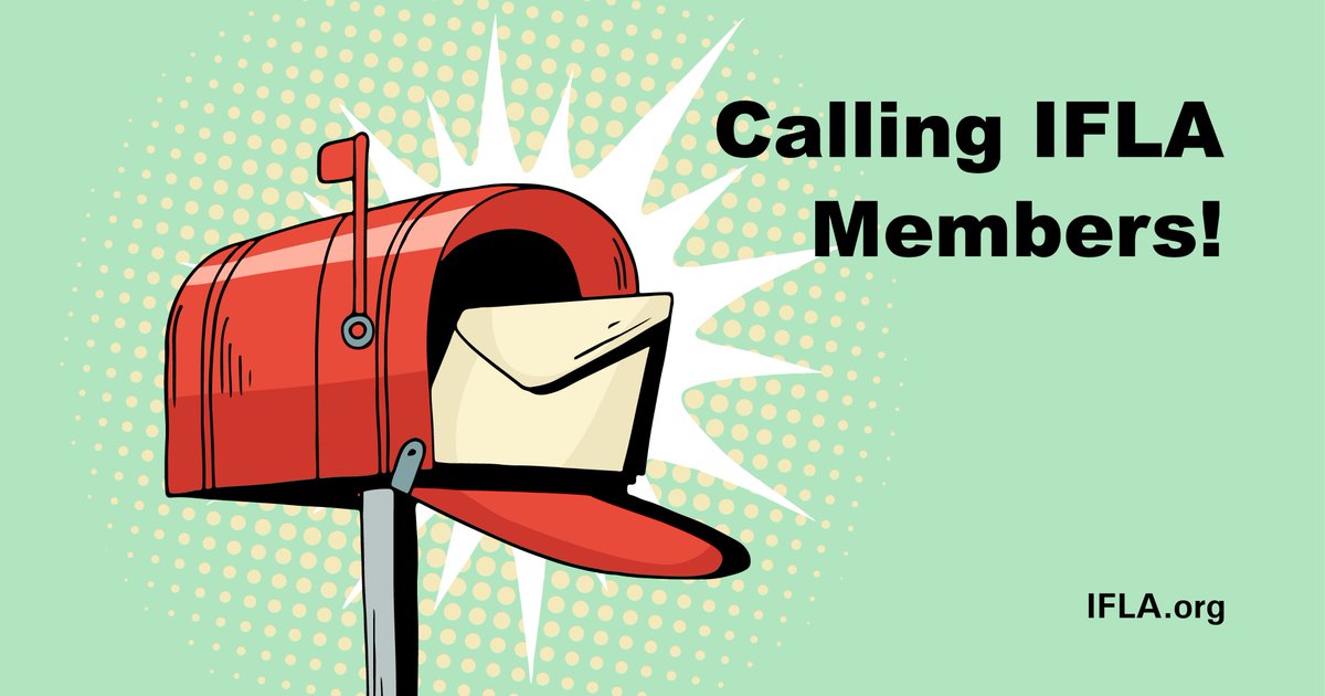 IFLA's tweet photo. We will be mailing out important Membership documentation soon! Make sure you receive them by updating your contact information.
Log in to your Member account or email our Membership team. More details here: https://t.co/ig50y6B5Z4 https://t.co/fk3sYUan3g