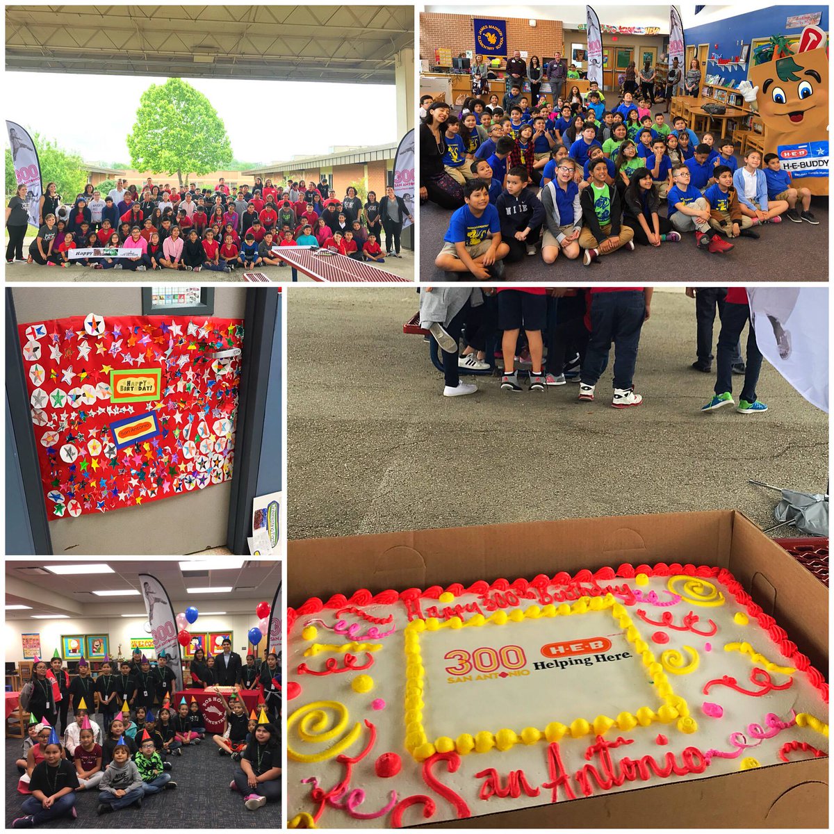 #300LookBack Elementary students across the city celebrated the Tricentennial during History and Education Day of Commemorative Week last May!

Download all #SA300 educator resources teachers used in 2018: sanantonio300.org/educator-resou…