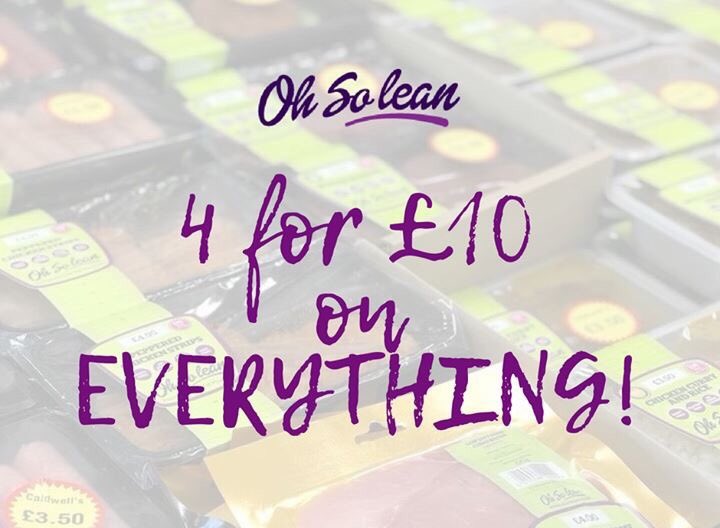 oh_lean's tweet image. Diet starts, NOW!

With 4 for £10 on the full @oh_lean range  at your local @SPARNI NI, @EUROSPAR_NI + VIVO Northern Ireland stores. 

Healthy eating has never been as easy with our freshly made, calorie controlled meals and less than 3% fat, lean meat on offer. 

#GetLeanIn2019
