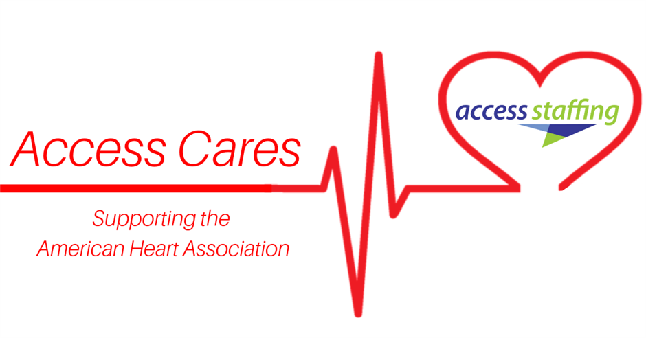 Join us in the fight against heart disease! https://buff.ly/2QGlaS3 #AHA #AccessStaffing #WearRedDay #GoRed #HeartDisease #AccessCares