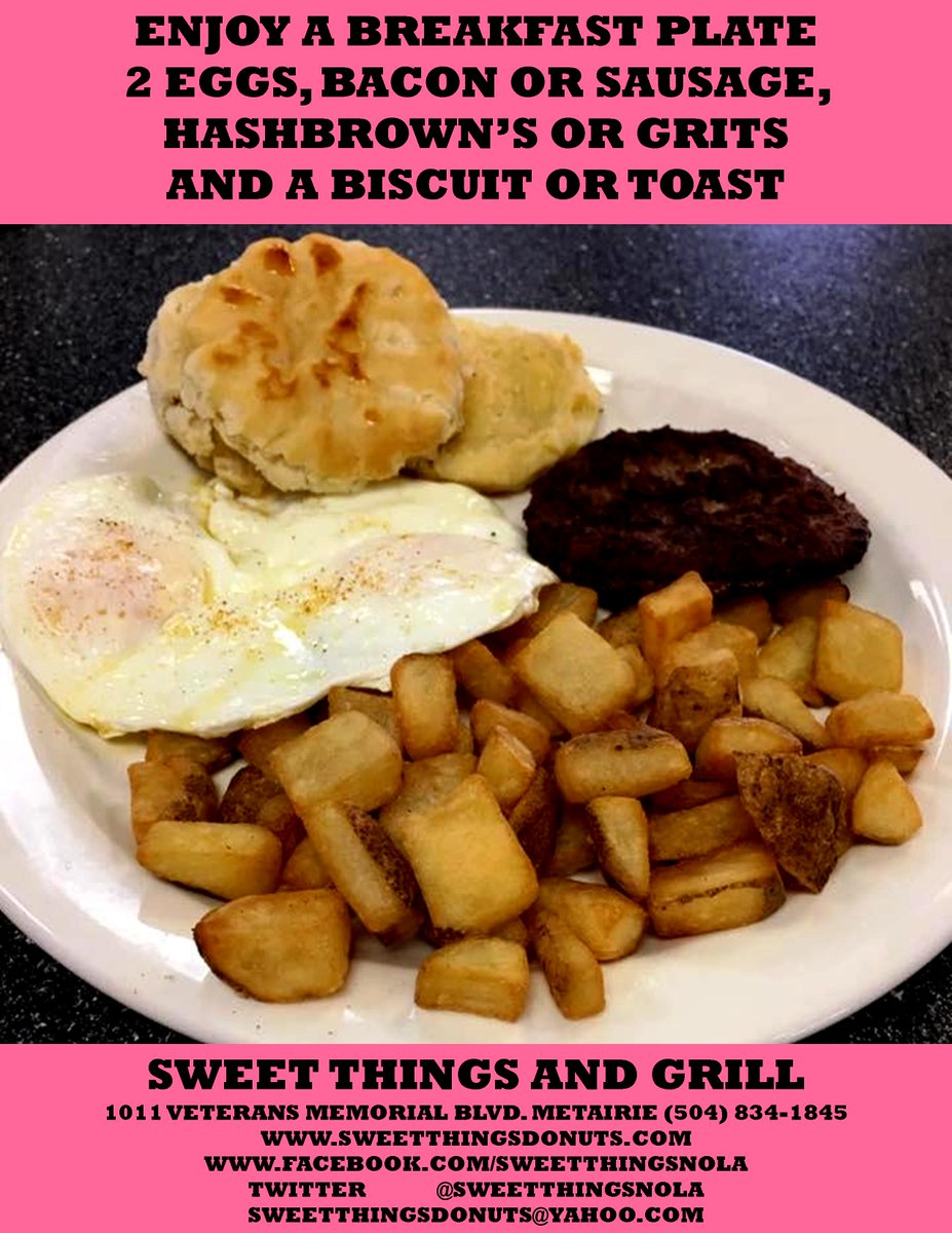 SweetThingsNola's tweet photo. When you want great donuts, you want Sweet Things and Grill. 24/7 gaming on site.
https://t.co/UuhjgL9Gy8 https://t.co/0pp018WN3Z
