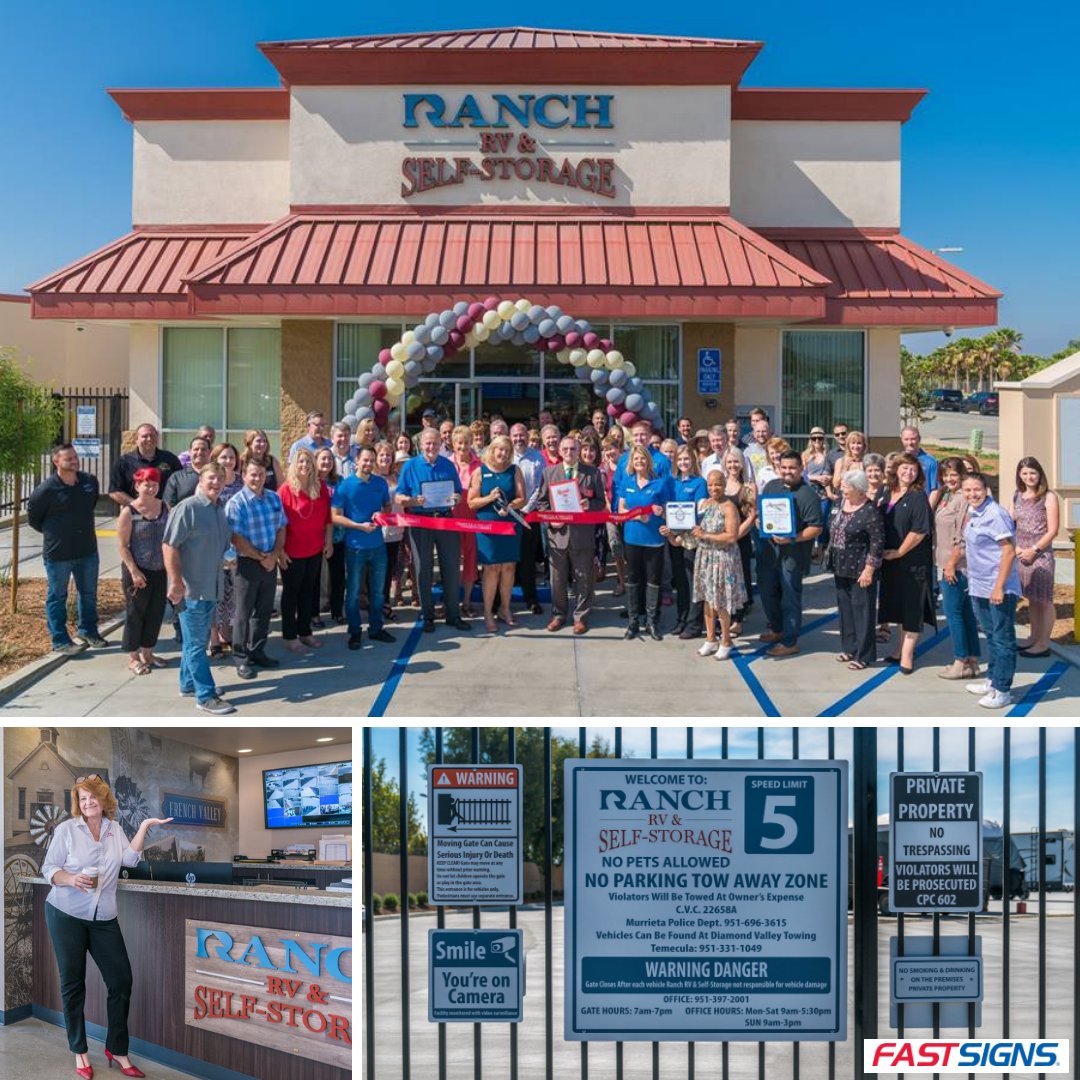 Do you need help creating a large number of signs for your place of business? See how FASTSIGNS helped Ranch RV &amp; Self Storage create 877 signs for their grand opening!