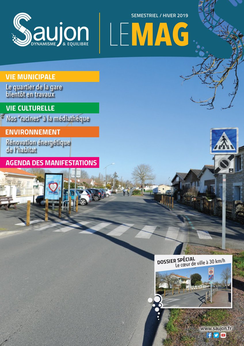 villedeSaujon's tweet image. Saujon, le Mag en distribution dans les boîtes aux lettres à compter du 24 janvier.
#saujon