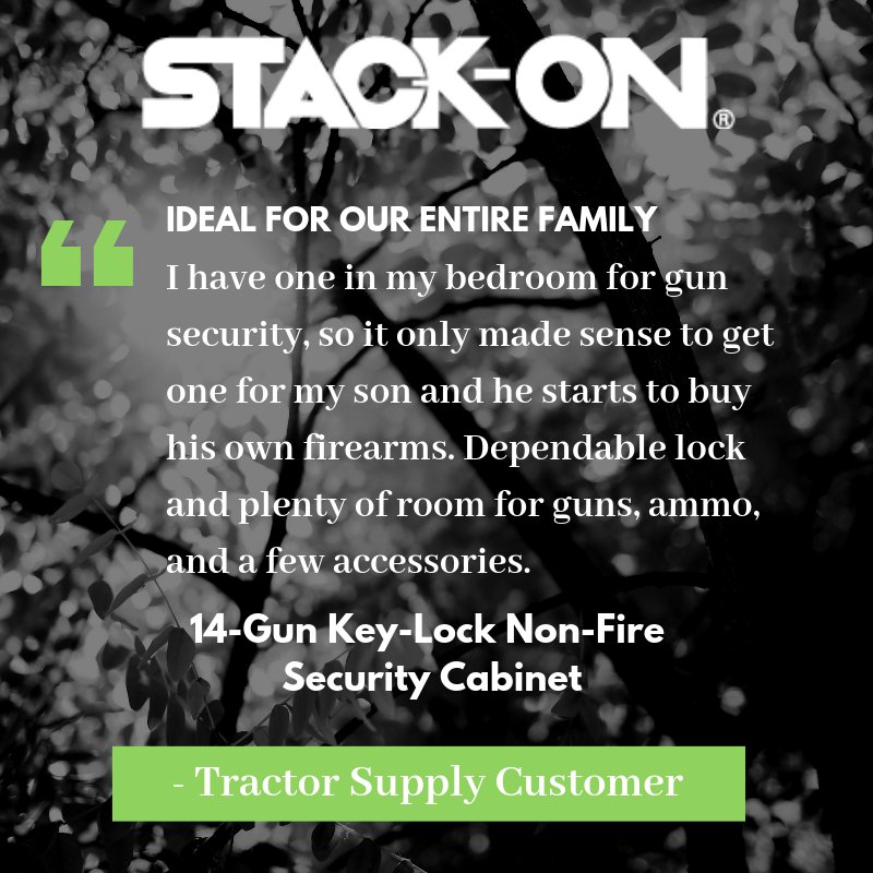 StackOnProducts's tweet image. A product you can trust, even with your kids.
bit.ly/2SORaFE
#stackon #gunsafe