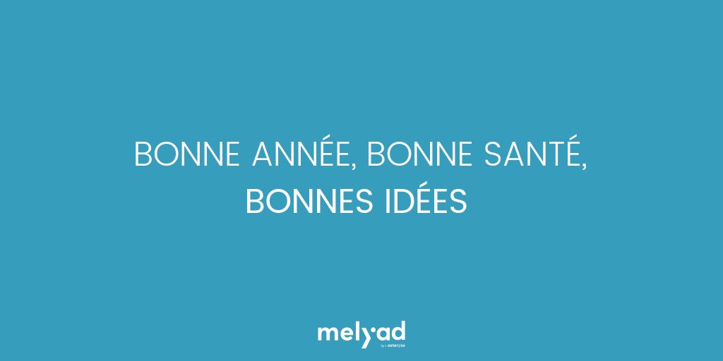 2019, une année pleine d'innovation et de bonnes idées avec <a href="/Melyad_/">Melyad</a> 
#Entrepreneuriat #innovation