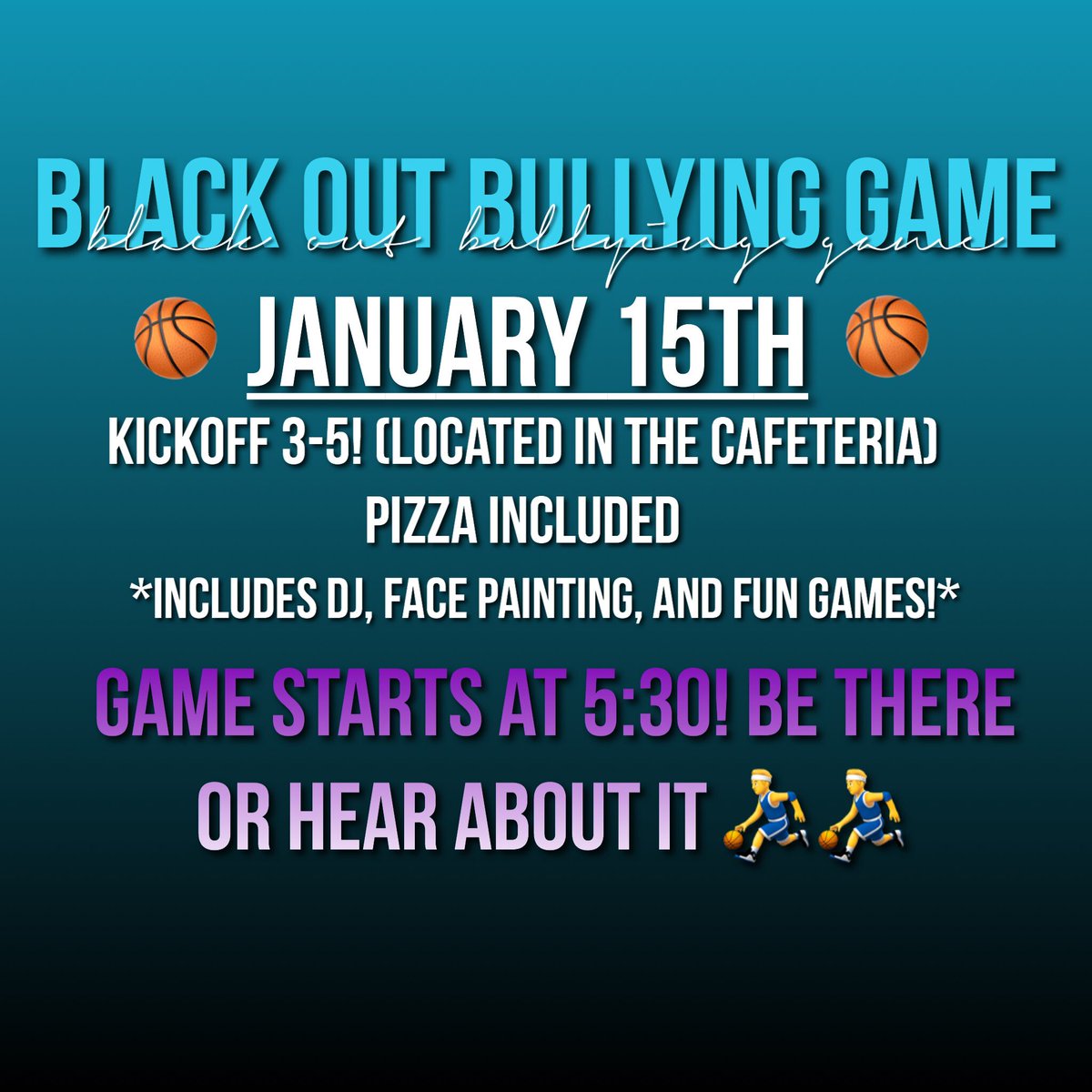 wohssca19's tweet photo. Tell your friends, you will be admitted to the game for free if you attend the kickoff as well. Come out and have some fun 🏀 https://t.co/nZyadH4dyO