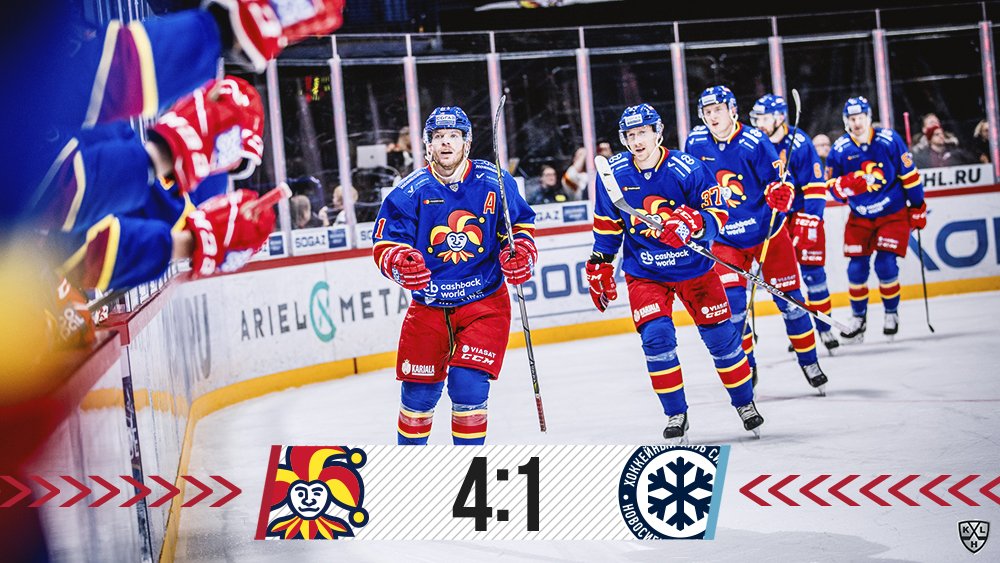 khl_eng's tweet photo. John Norman and @Brian22ONeill
each get 2 points, Jokerit wins 3rd straight.

#JOKvsSIB 📷: @jokerithc https://t.co/hq55LTm5cj