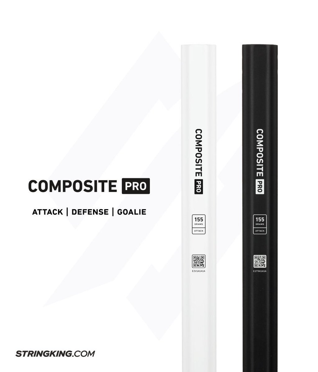 StringKing's tweet image. The new standard for carbon fiber shafts. Composite Pro is light, stiff, and as strong as they come. Find the weight that works for you at StringKing.com or your favorite lacrosse retailer.
#SKCompositePro #LightStiffStrong
#ConsistencyIsKing
#TheBestTrustStringKing