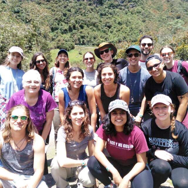 Selfgraduate's tweet photo. Camille Delavaux, a 2017 -2021 fellow in EEB, was granted a Fulbright U.S. Student Grant to study in Ecuador! Check out her photo (she is front row, second from the left) and updates on her trip by looking at our Facebook page. #UpdatesFromAbroad #fulbrightecuador #BeAFellow https://t.co/h8QBj27cpv
