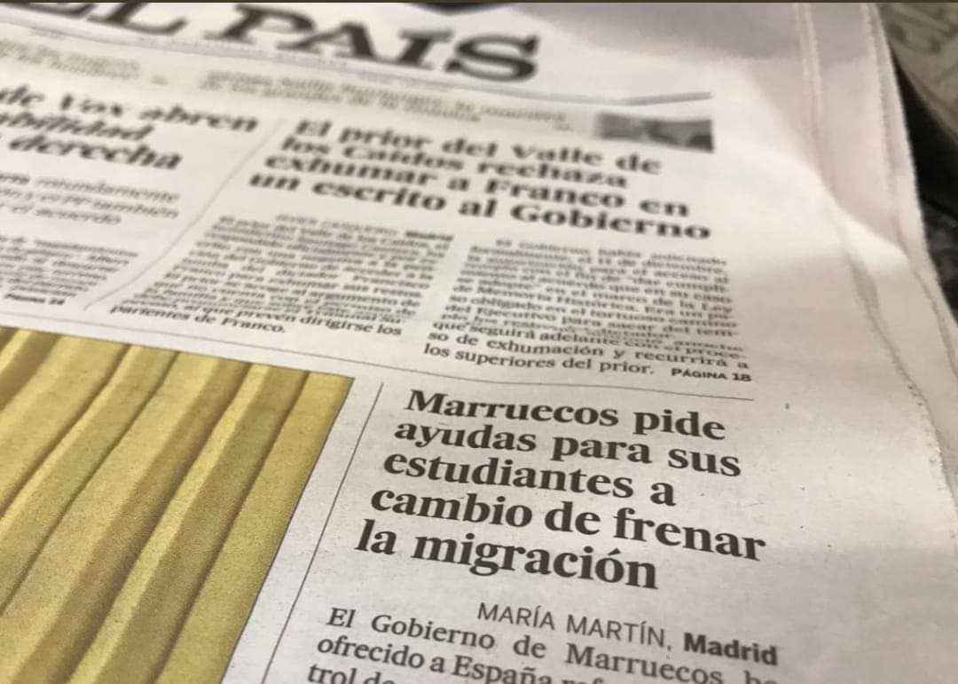 _LoNuestro_'s tweet photo. 🇲🇦 Marruecos exige "ayudas para sus estudiantes"  en España  a cambio de "frenar" la inmigración.

💰Un chantaje en toda regla y una muestra más de como nuestro vecino africano utiliza la inmigración como moneda de cambio. 

#StopInmigraciónMasiva #NoBienvenidos https://t.co/MuyOF98L88