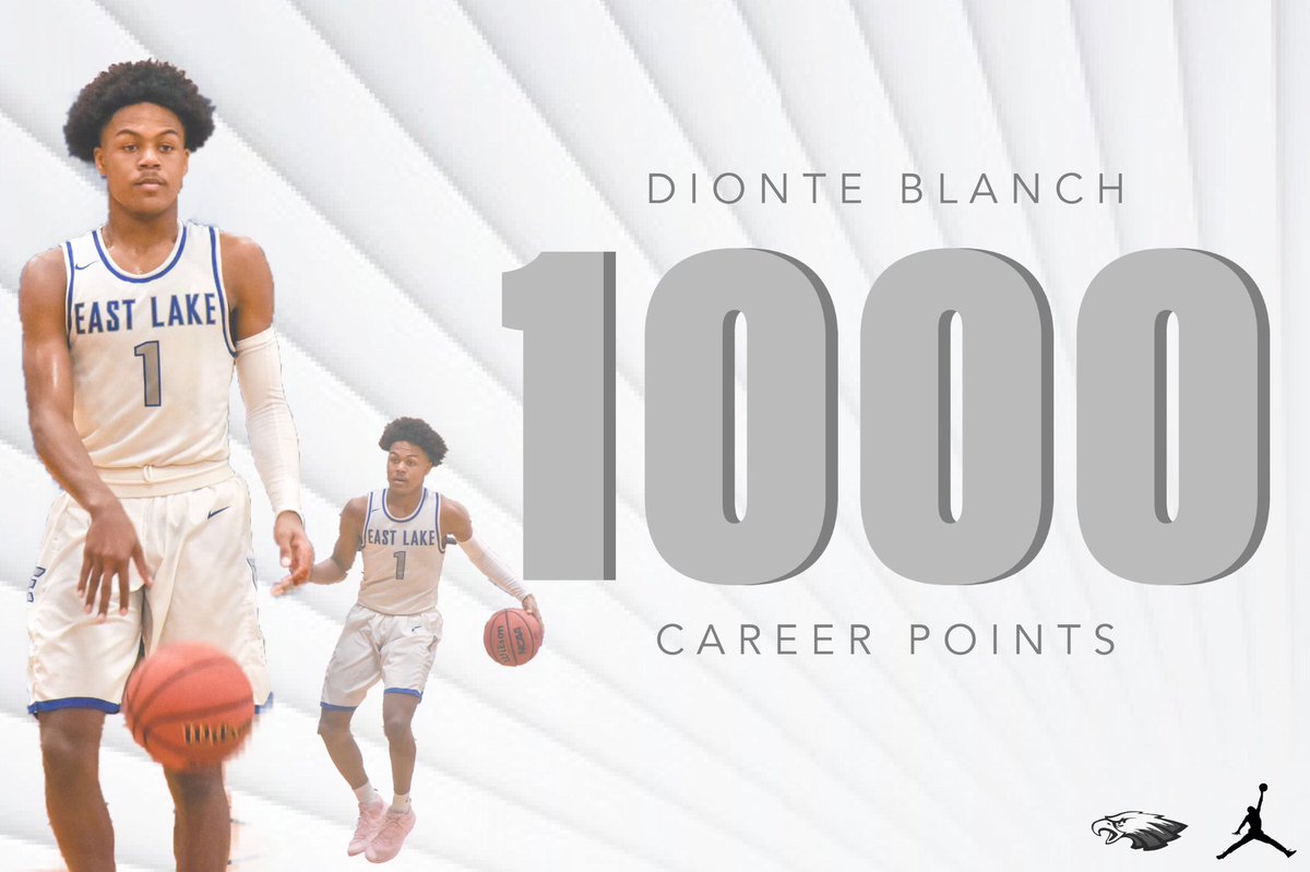 Congratulations to #ELBball Junior @iBlanchDionte who scored his 1,000 career point today!