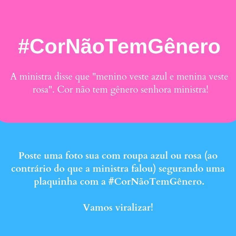 #cornaotemgenero