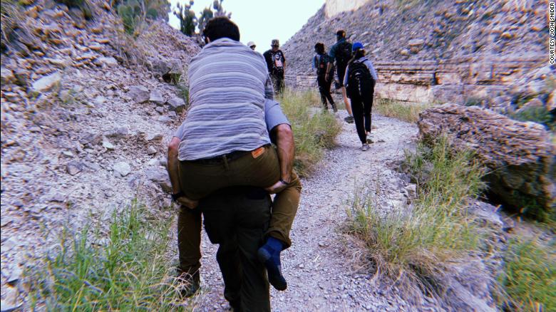 CNN's tweet image. When this man broke his leg at a National Park, strangers had to carry him to safety because of the government shutdown cnn.it/2CMkzuh