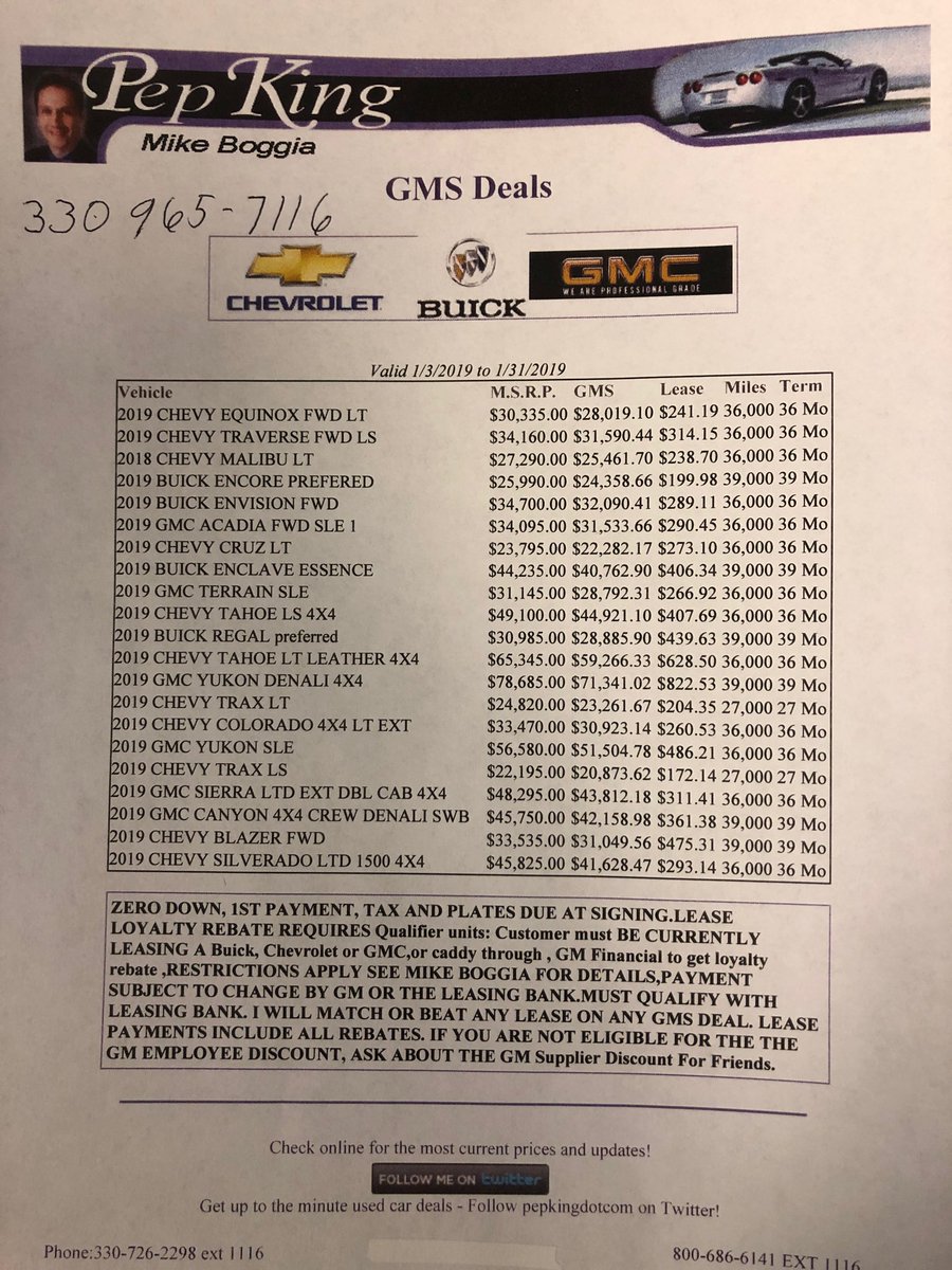 pepkingdotcom's tweet photo. Start 2019 out with a new car, check out the new leases now https://t.co/PtvlqTqgmg
