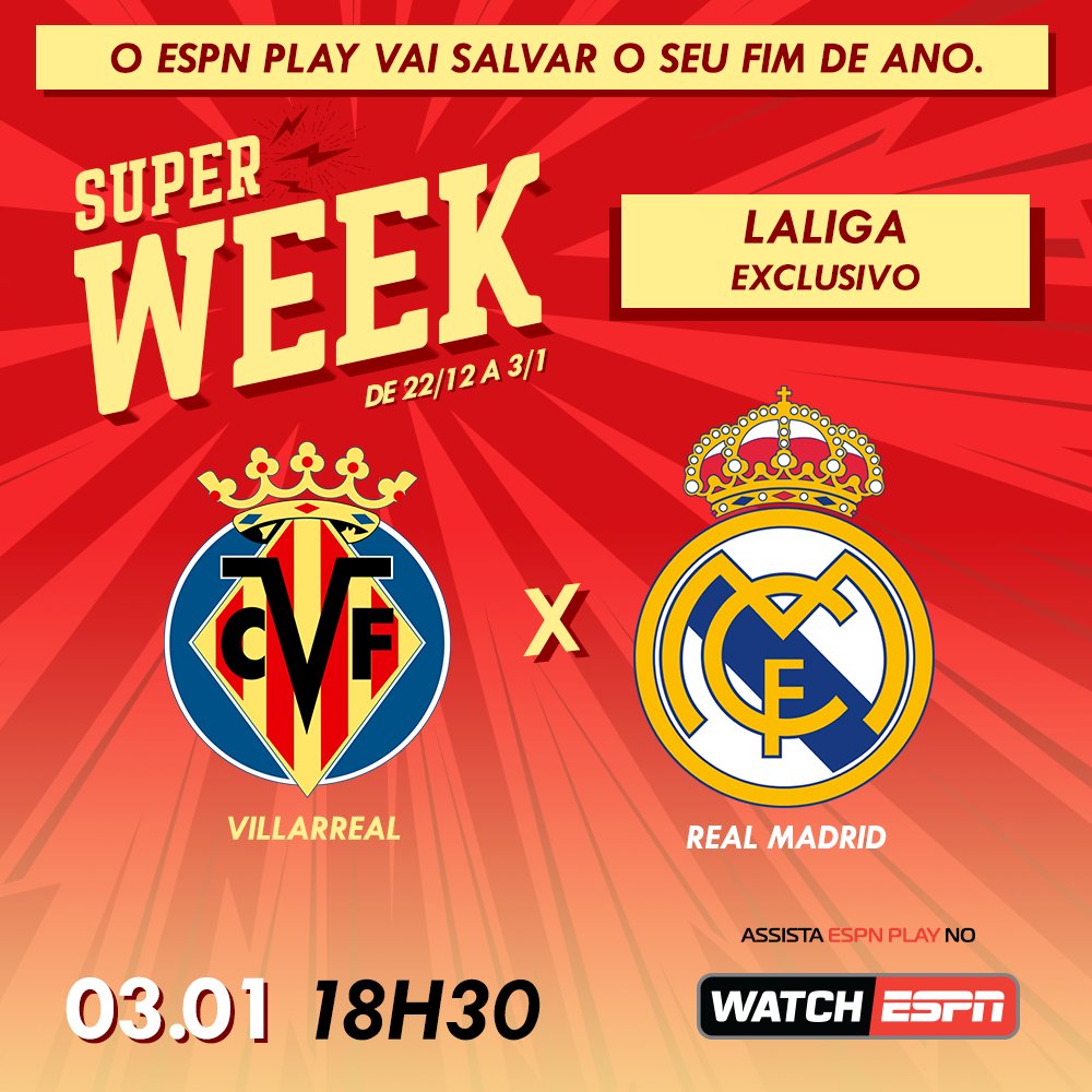 grupofonelight's tweet photo. ⭐️O melhor conteúdo você encontra aqui!
TvLight ☎️ 3221-6626 📲 98852-8514
⚽️ LALIGA
VILLARREAL X REAL MADRID às 18H30 na ESPN
(Produto Exclusivo para Varginha-MG)
#TvLight #ESPN #SUPERWEEK https://t.co/fTj6rvQcbA
