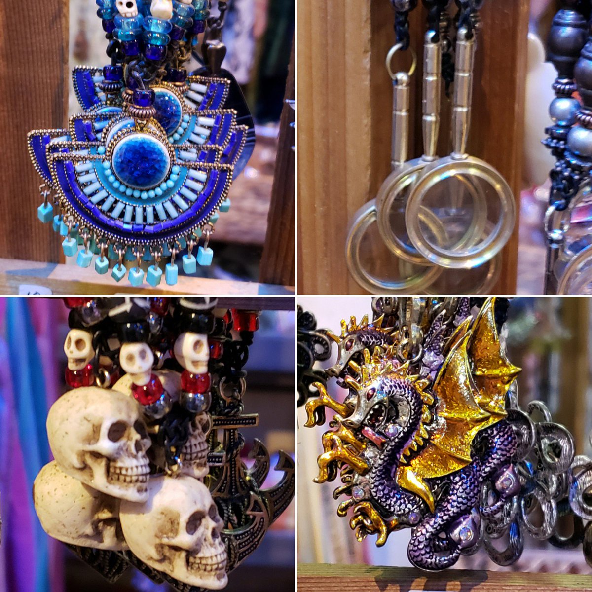 SoCalDickens's tweet photo. Unique necklaces are just part of the treasure you'll find at Amsbury's Ships Chandelry, one of many fine merchants at @SoCalDickens, part of @WinterFestOC in #CostaMesa #oclife https://t.co/foGAqbsrNd