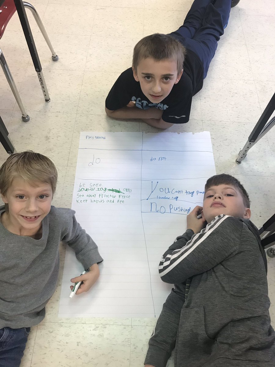 ssmithstc's tweet photo. What better way to review expectations @edgar_murray than student led creation of the details they will present to classmates for their designated area in the building! #stcr13 https://t.co/JgoVd8XDdG