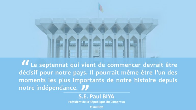 President Paul BIYA tweet media