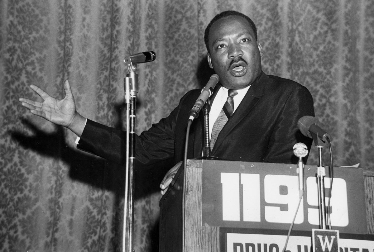 SEIU1199_NE's tweet photo. “We know through painful experience that freedom is never voluntarily given by the oppressor, it must be demanded by the oppressed.”
Letter From Birmingham Jail
April 16, 1963
#IHaveADreamThat #OneDay #ThisNation #WillRiseUp
#MLK90 #MLKBday #SEIU1199 https://t.co/ZLCdCpoevC
