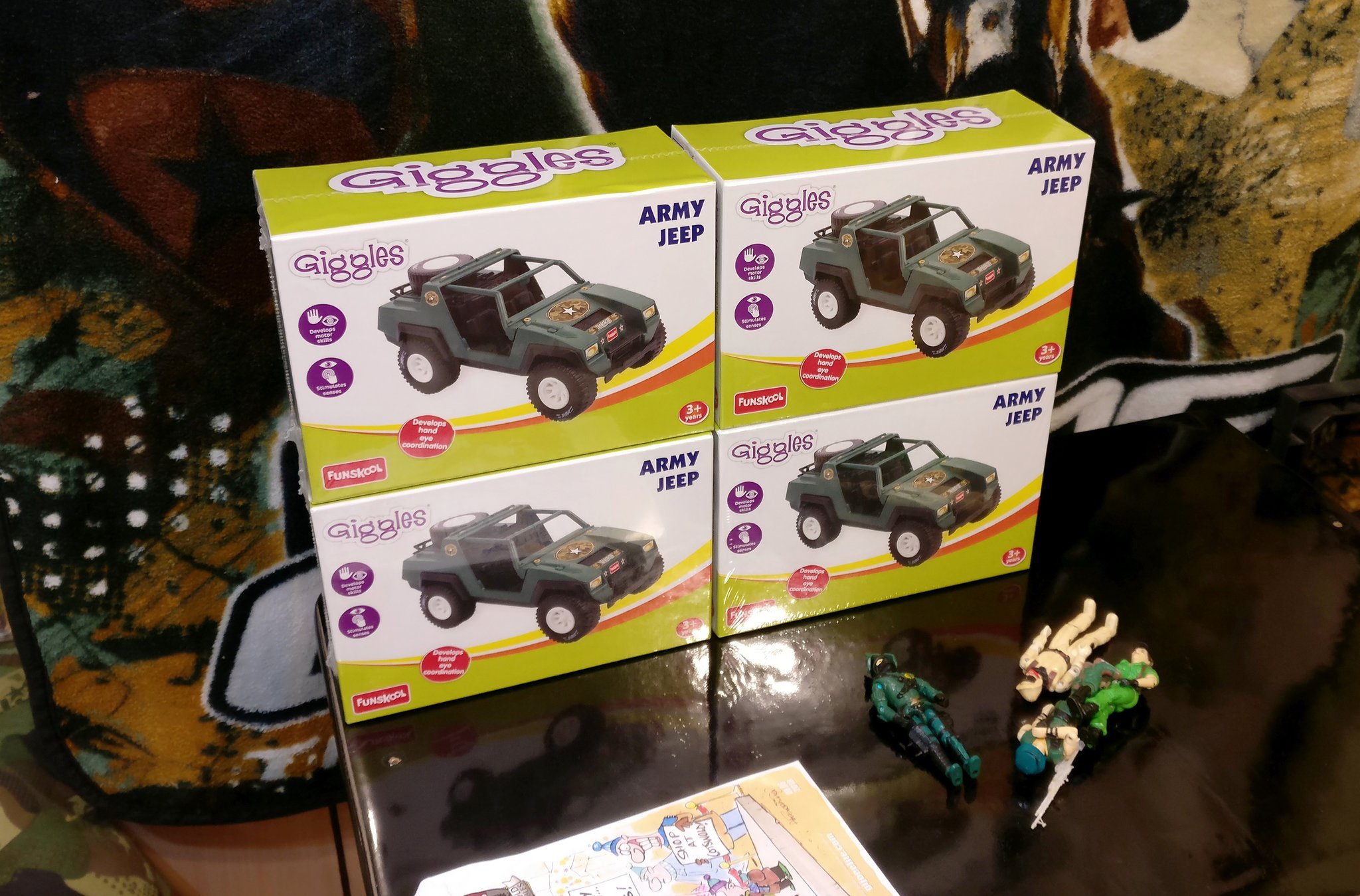funskool giggles army jeep