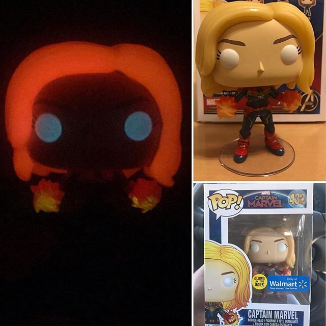 walmart exclusive captain marvel pop