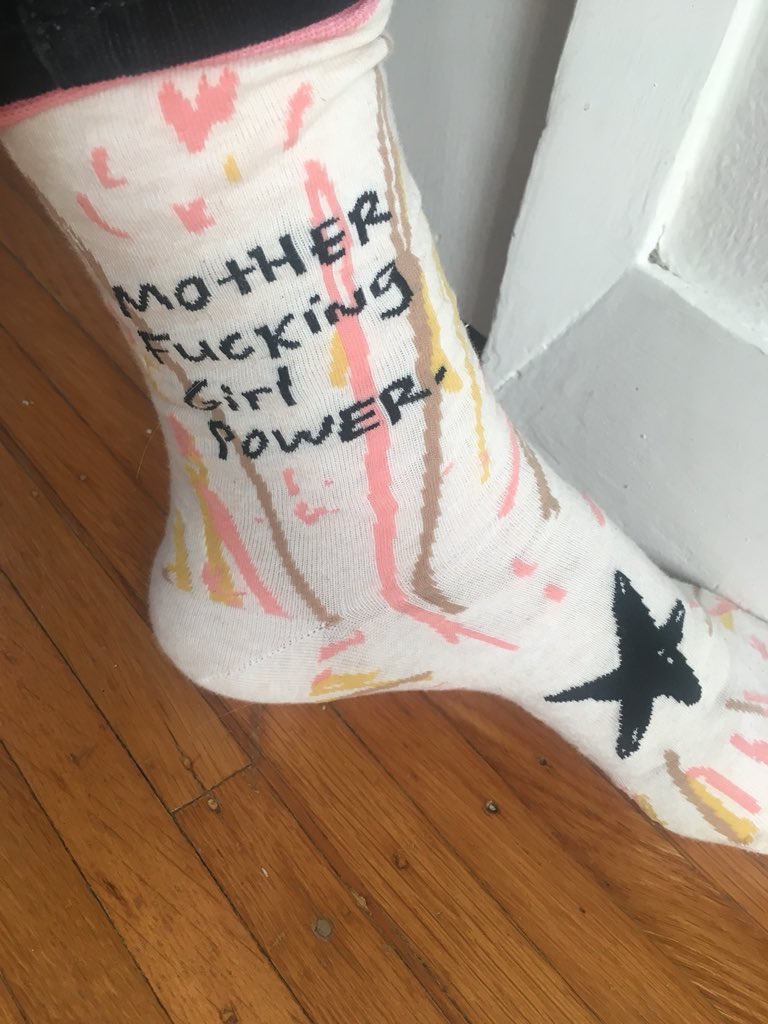@JRubinBlogger I’m wearing special socks today! #girlpower #womeninthehouse