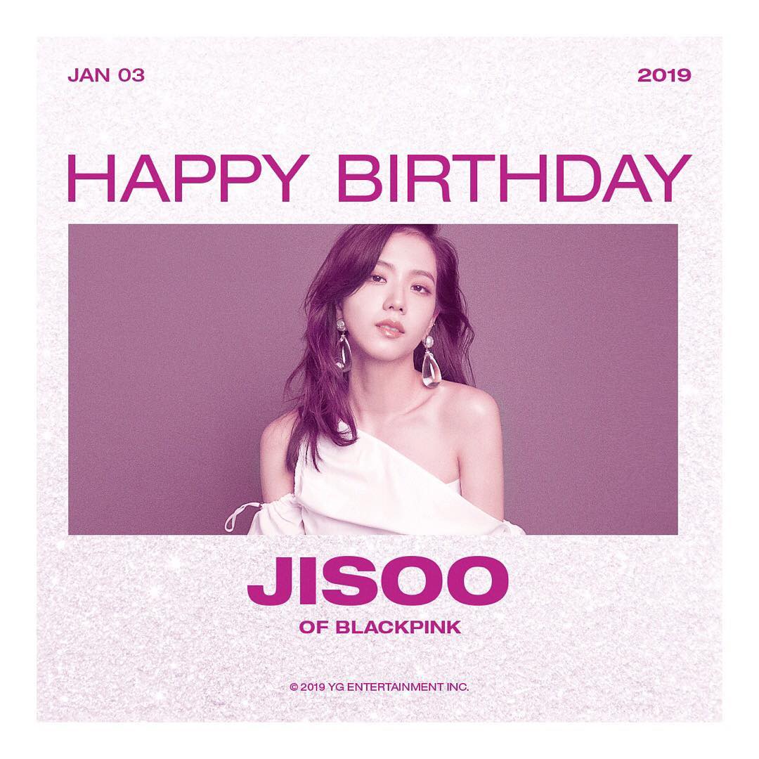 BLACKPINK JISOO ユニバーサル Happy Birthday Jisoo! 🎈 #BLACKPINK