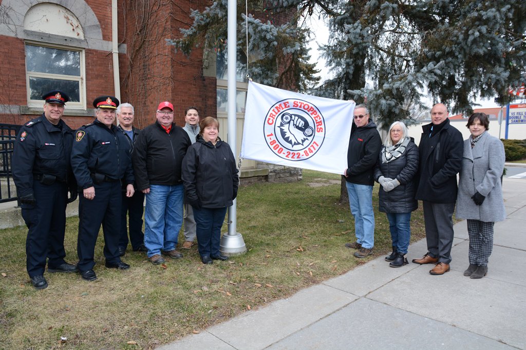 tipsstthomas's tweet photo. January is National Crime Stoppers Month.  Crime Stoppers of St. Thomas and Aylmer are proud to raise our flag in Aylmer.  #Anonymous #Aylmerproud @CanStopCrime @CSOntario @AylmerExpress @AylmerChamber https://t.co/OOY3uMQXMI