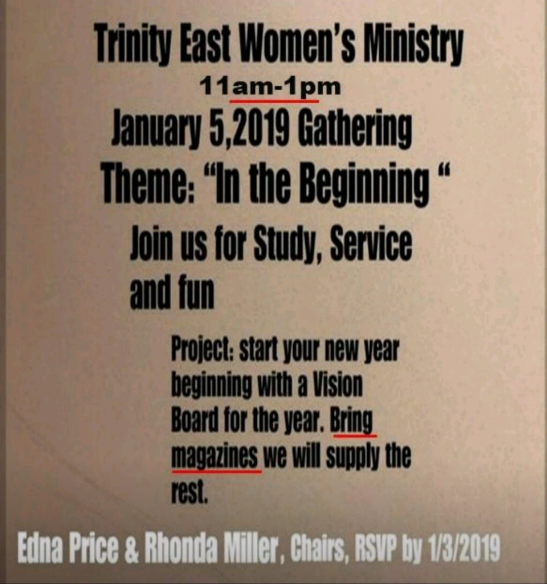 TrinityEast tweet picture