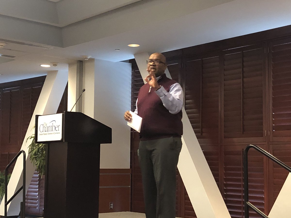 KFore1's tweet photo. #RaleighYPN kicked the year off with an exciting program about building relationships &amp; networking! Such a great way to start! Kudos to all of the YPN Rockstars that made today happen! @raleighchamber @GarionBunn @PSUinNC @Vurnakes12 @mikeowensjr #YPNwins https://t.co/vTItG78cgQ