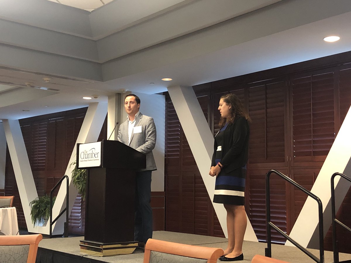 KFore1's tweet photo. #RaleighYPN kicked the year off with an exciting program about building relationships &amp; networking! Such a great way to start! Kudos to all of the YPN Rockstars that made today happen! @raleighchamber @GarionBunn @PSUinNC @Vurnakes12 @mikeowensjr #YPNwins https://t.co/vTItG78cgQ