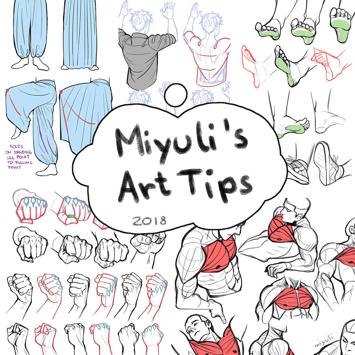 miyuliart's tweet image. I have compiled all my art tips from 2018 into one pdf with 75 pages for $20. I hope this will be helpful to someone.
gumroad.com/miyuli