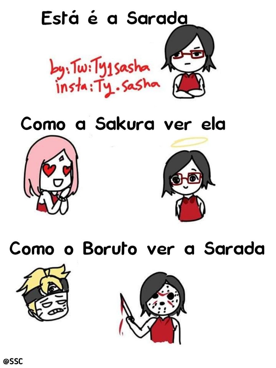 SasuSaraCute's tweet photo. Sarada é o Amendoim fofo do PapaSuke ❤️ https://t.co/ok7I9JAjK2