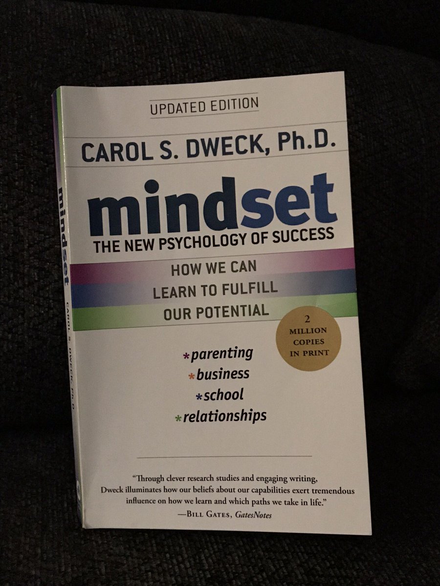 JSchneeds's tweet photo. Book #1 of 2019 complete (started in 2018) Mindset gives a great look at #growthvsfixedmindset #weareallamix Great read for personal and professional growth #makesyouthink #PD https://t.co/B5B68GKpbw