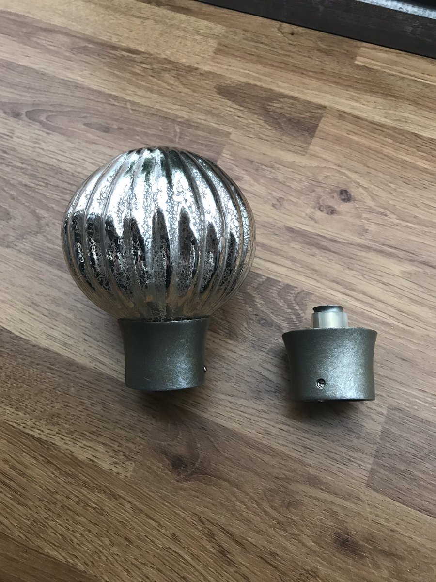 AdamRobbo07's tweet photo. @nextofficial do you stock replacements for these curtain poles decorative ends? I’ve smashed one 😰🤦‍♂️ https://t.co/p2cqxDfCMg