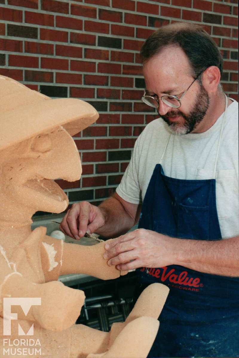 initial fabrication of sculpture