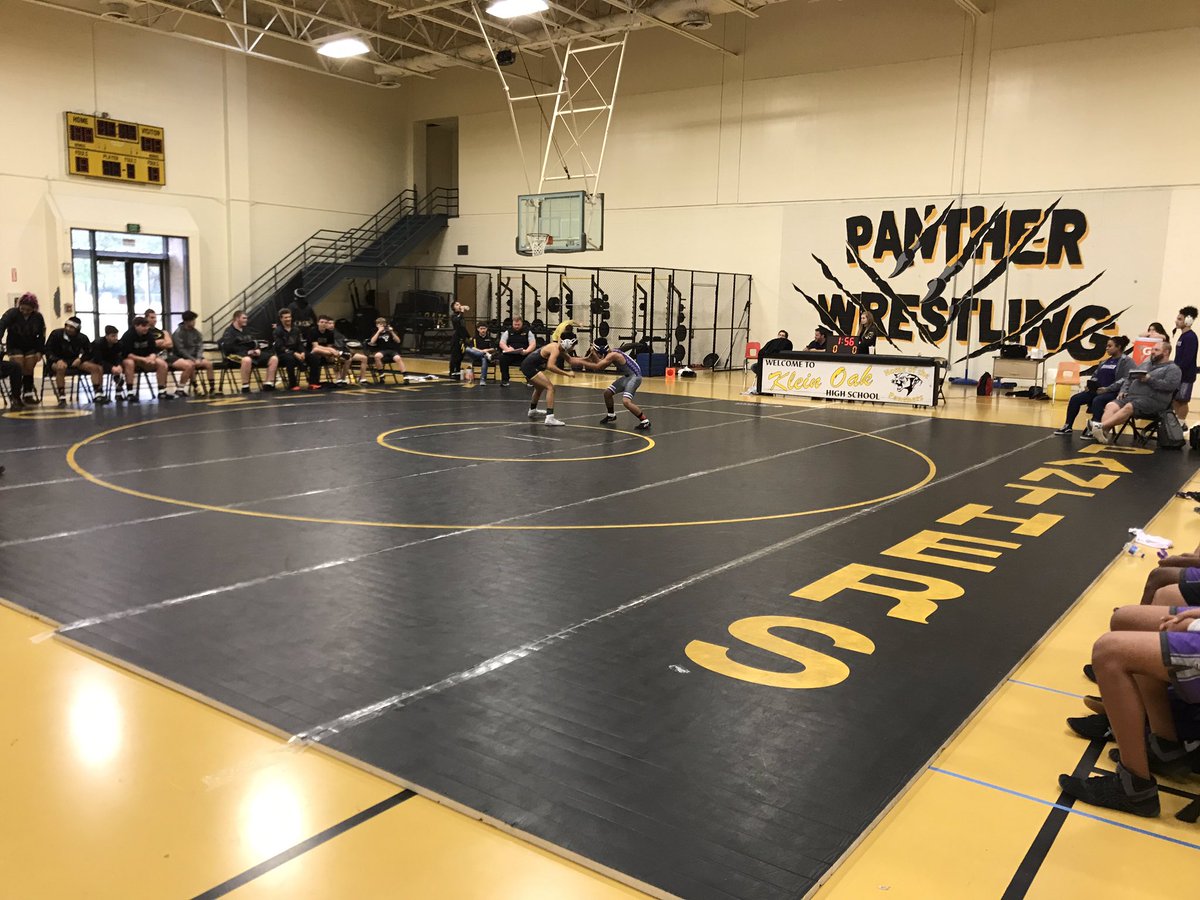 KleinOak's tweet photo. The wrestling team is at it today against Cain and Forest. Proud of their dedication and performance! https://t.co/b0KFkb0OFA