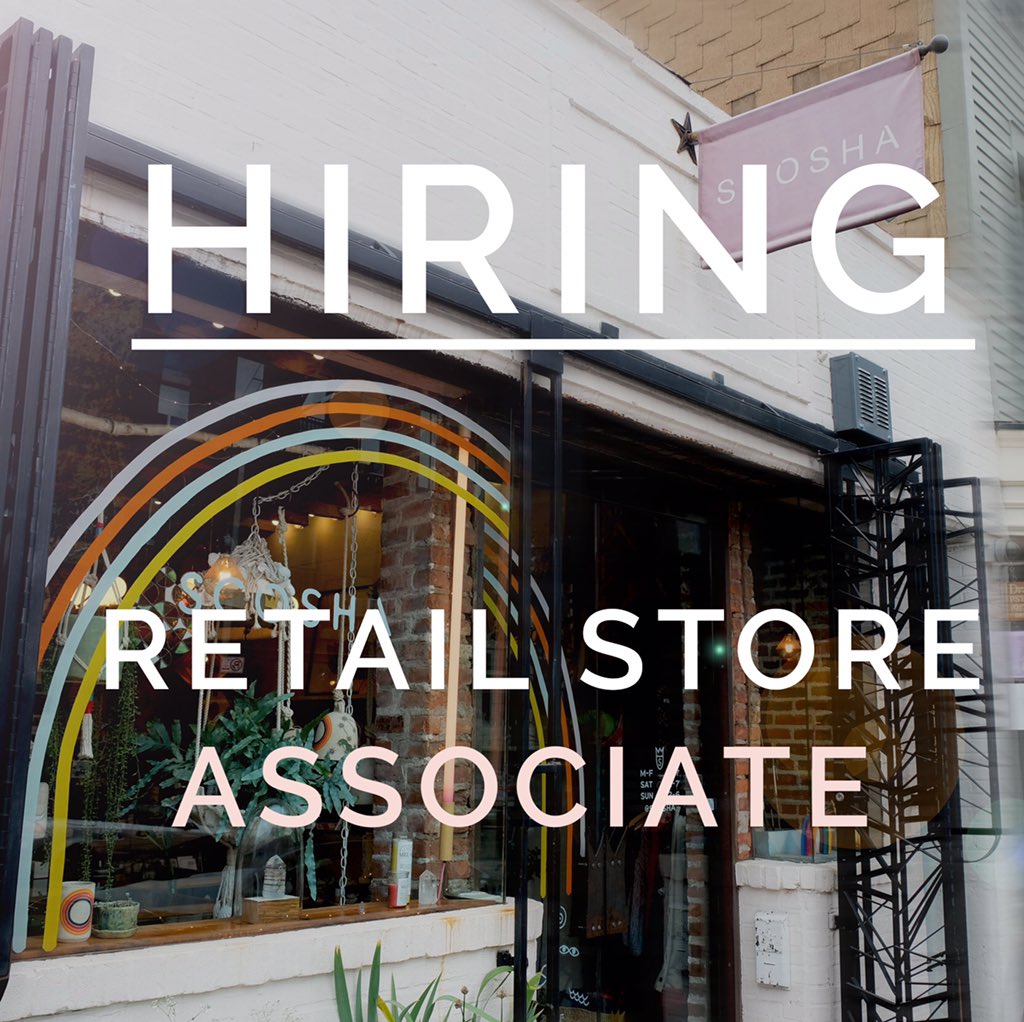 We’re hiring sales associates at our flagship in Williamsburg! Email us your resume and cover letter to scoshaposition@gmail.com if interested! #retailjobs #joblisting #jobopening