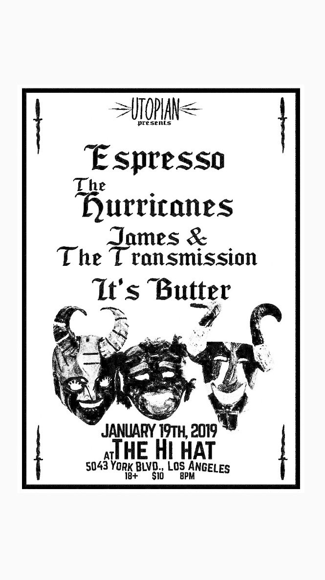 J_Transmission's tweet photo. We are coming to @theHiHatLA Jan 19th! Come join the party https://t.co/YV4PGX9i36