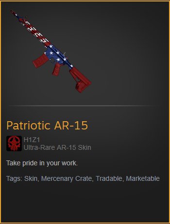 CSGOSWAPcom's tweet image. To start of the new year with a bang we are giving away a Patriotic AR-15! 🎉

To enter:
Retweet and like
Follow @TeamKurios and @swapdotgg 
Tag 2 friends

⏱ Draw: 17/01/19 at 2PM CET ⏱