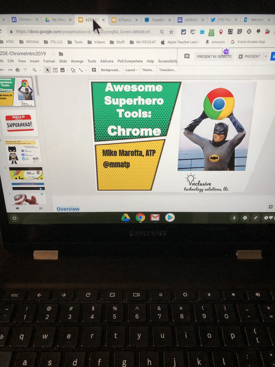 mmatp's tweet photo. Putting the finishing touches on my #azedaztech presentation. Can’t wait to work with everyone and dive deep into Chrome! https://t.co/CwpAotVegT