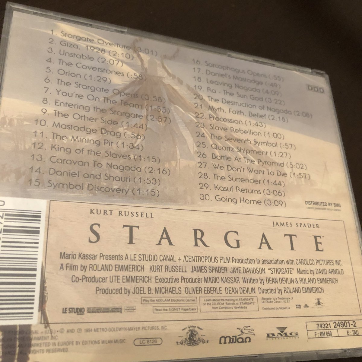 LadyVenkman's tweet image. Hoy saco lo que para mi es un clásico #Stargate de #DavidArnold
