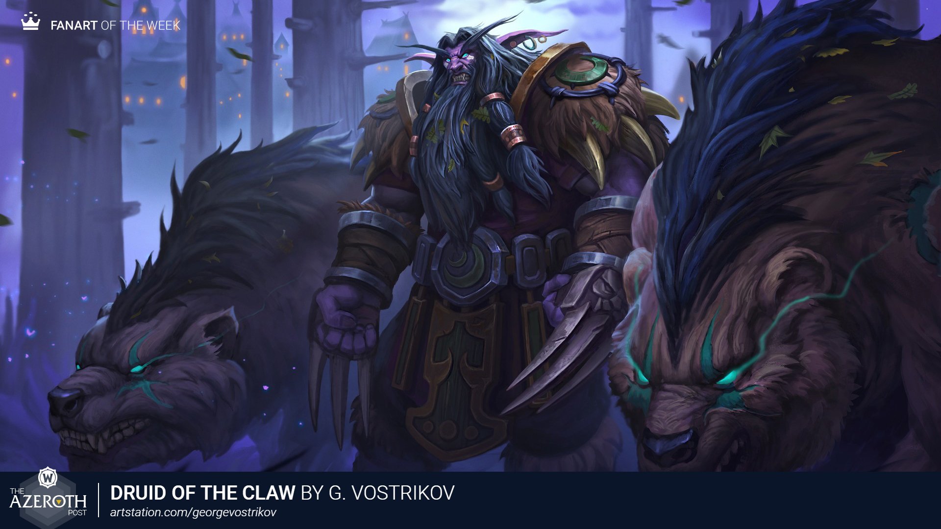 Faciliteter misundelse fængelsflugt azerothpost 💙 - World of Warcraft news on Twitter: "Druid of the Claw by  George Vostrikov, follow this amazingly talented artist for the full  version, to buy prints and see more art