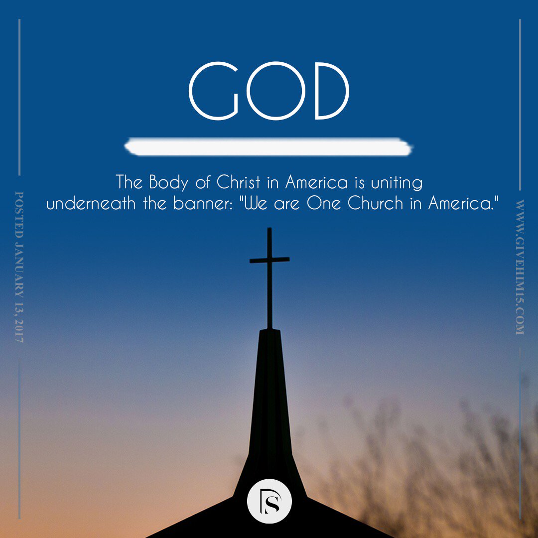 dutchsheets's tweet photo. Our heavenly father takes great pleasure when the Body of Christ unites together. In fact, Matthew 18:19 tells us He even answers our prayers when there is unity. May the Church of America be united underneath HIS banner. https://t.co/halaJkfKpt