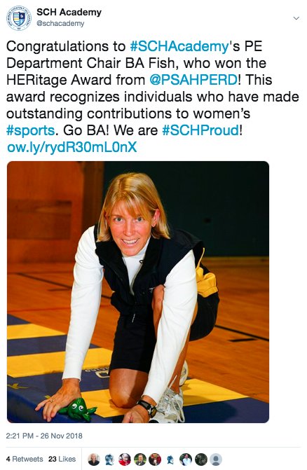 schacademy's tweet photo. Our top 4 tweets of 2018 are ❤️ look back at 2018: #1 McCausland Groundbreaking Ceremony; #2 BA Fish's @PSAHPERD award; #3 Light Blue wins Blue&Blue Day; #4 Dr. Soyeon Yi's visit to lower & middle school girls #FirstKoreanAstronaut #winning2018 #2018atSCH #SCHareTheLove https://t.co/yUFaBKvAUg