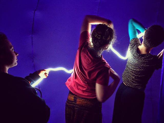 rougeit's tweet image. Testing out the space inside for dance. 
#inflatablearchitecture #inflatables #light #dance #microbiology #cells bit.ly/2AviEJk