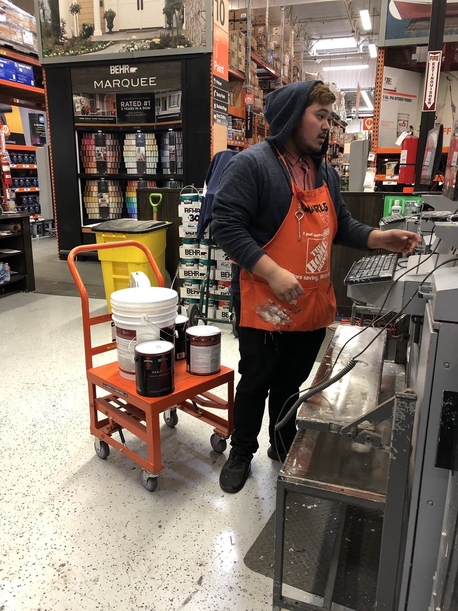 Charles selling the product and not the price at Pomona store #6645 @BehrWestCobos <a href="/Specialty6645/">Specialty 6645</a> <a href="/HomeDepot/">The Home Depot</a>