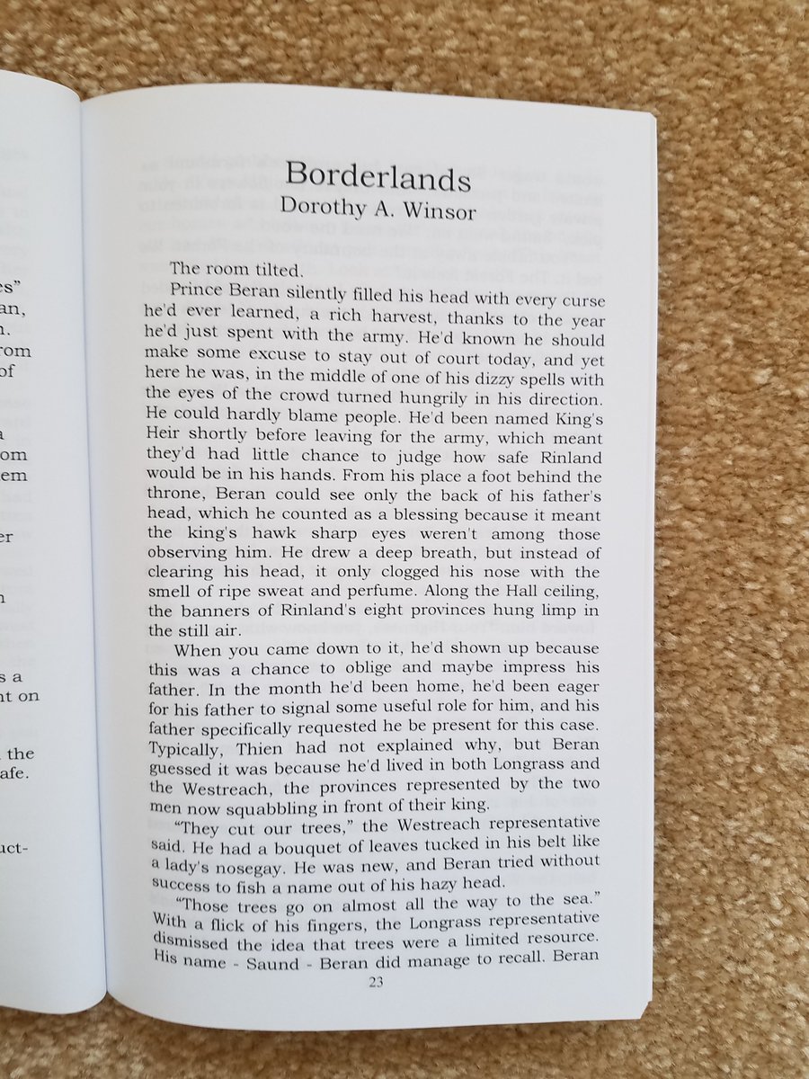 dorothywinsor's tweet photo. My story "Borderlands" is in the November 2018 issue Frostfire Worlds. It's a story of Prince Beran when he's older than in Deep as a Tomb but younger than in The Wind Reader. https://t.co/nYUctiN7wH